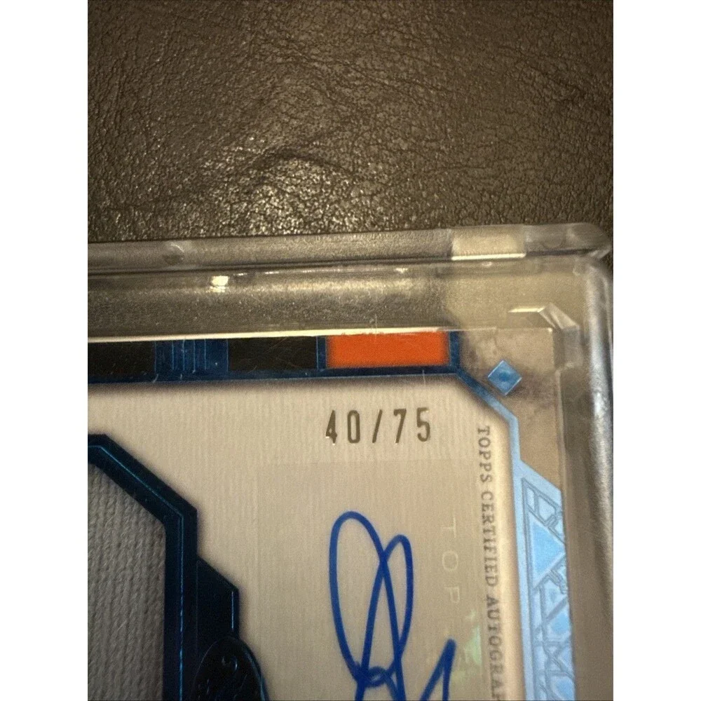 2024 Topps Tier One Jim Palmer /75 Jumbo Auto Relic, Blue Aqua 💥🔥